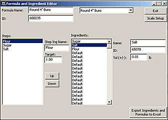 FC6200 Formula Control Scale Software